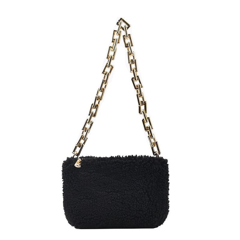 Fashion Soft Fluffy Plush Women Shoulder Bag