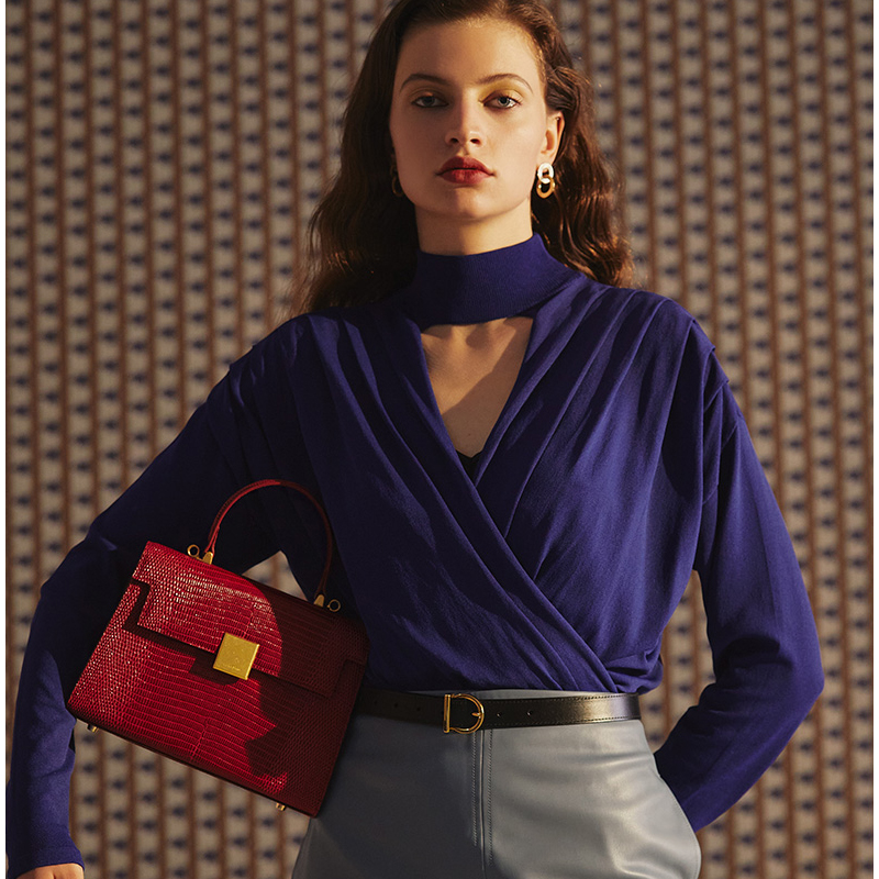 New Retro Leather Portable Bag