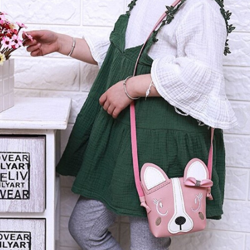 Cute Dog Baby Girls Shoulder Bag