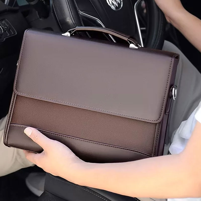 Male Handbags Bussiness Leather Briefcase