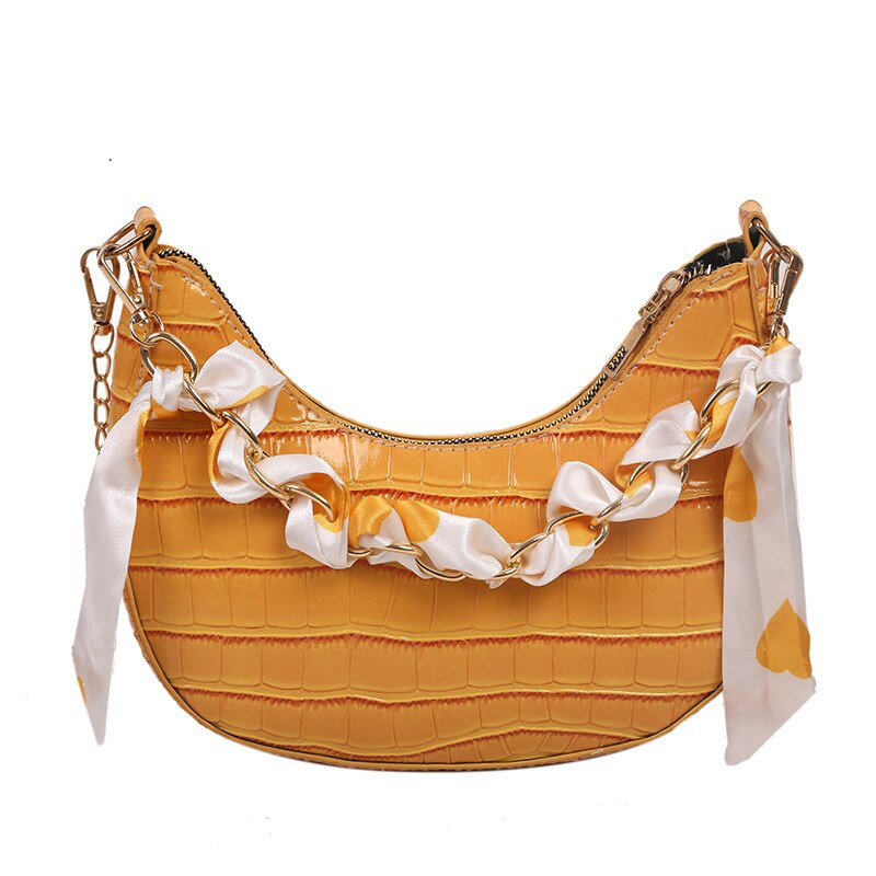 Stone Pattern Dumpling Crossbody Bag