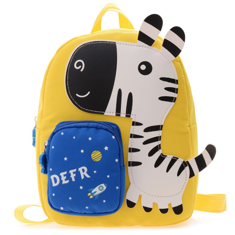 Cartoon Canvas Children School Backpack