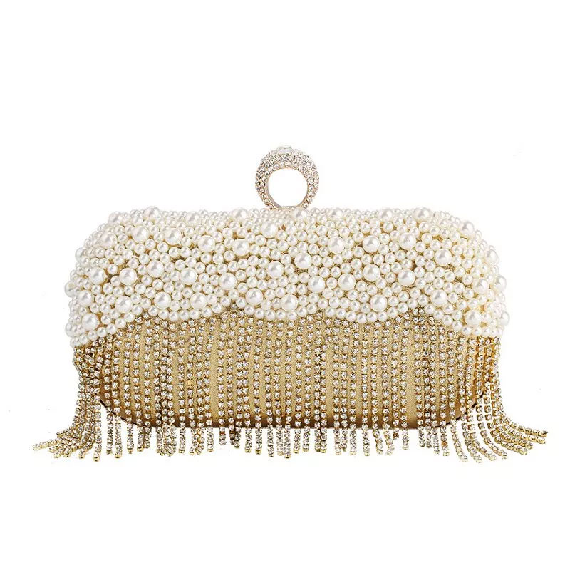 Tassel Beading Small Day Evening Clutch