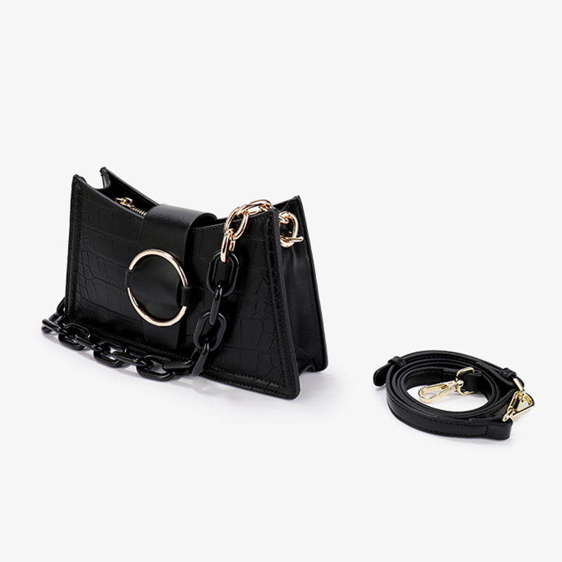 Crocodile Print Underarm Bag