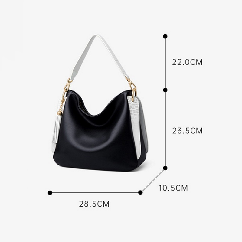 High Quality Real Leather Trendy Shoulder Messenger Bag