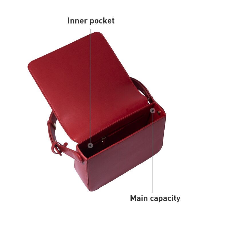 Removable Decorative Mirror Square Bag