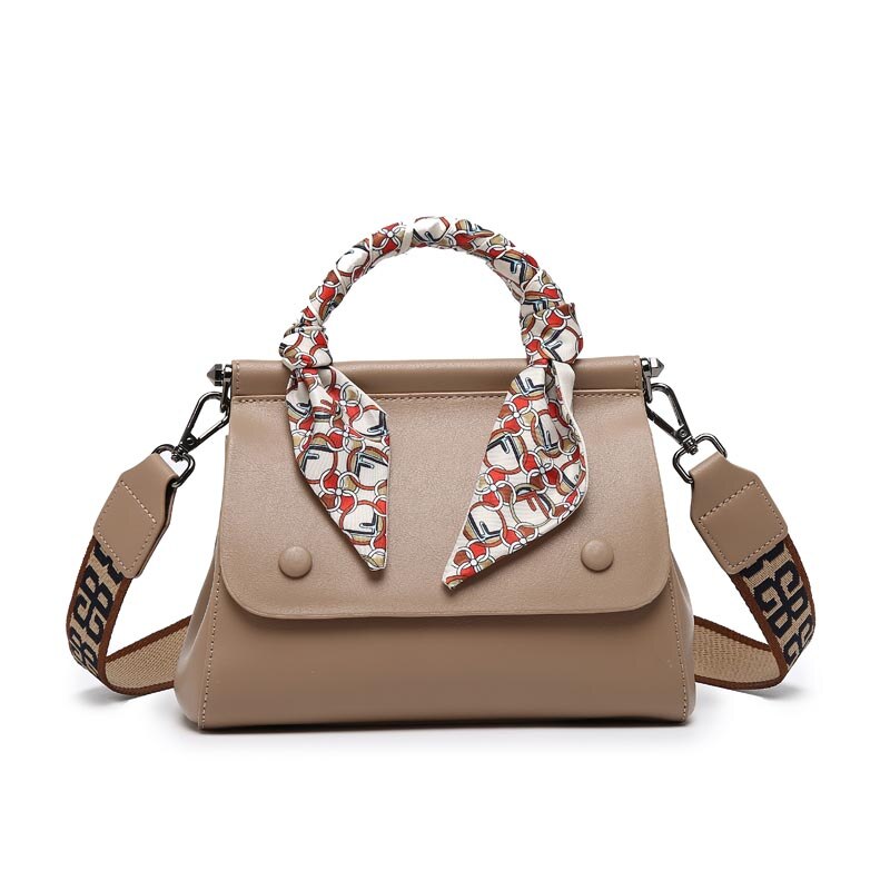 Split Leather Small Square Bag