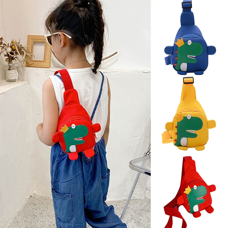 Kids Cute Dinosaur Sling Chest Bag