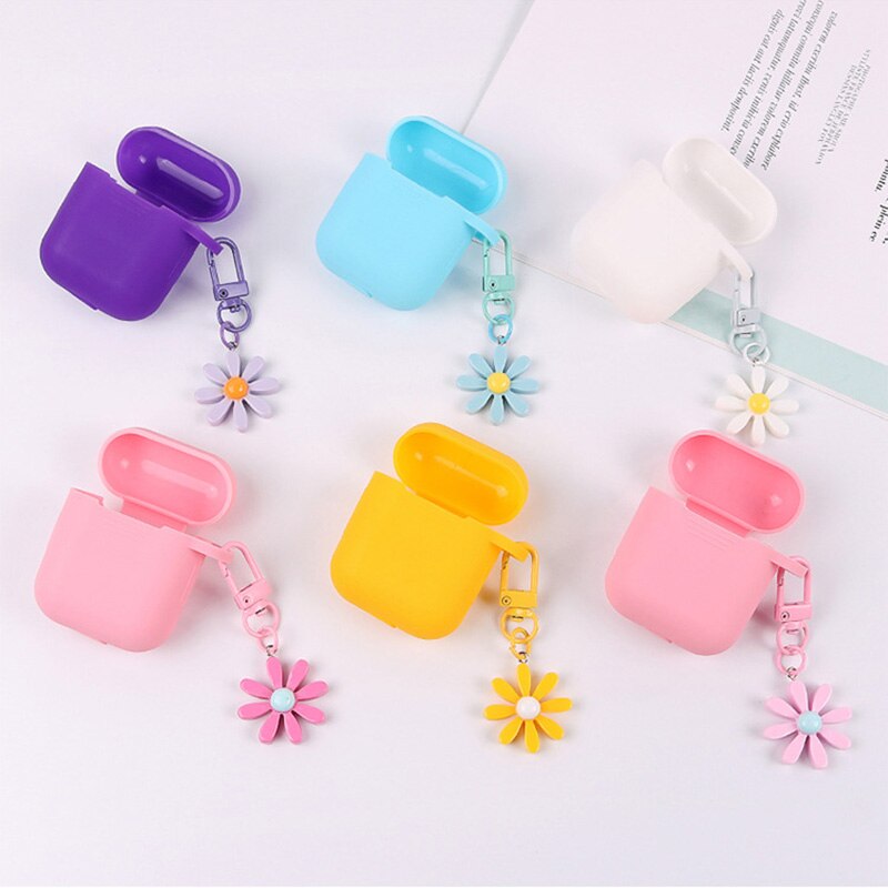 Handmade Cute Colorful Resin Flower Keychain