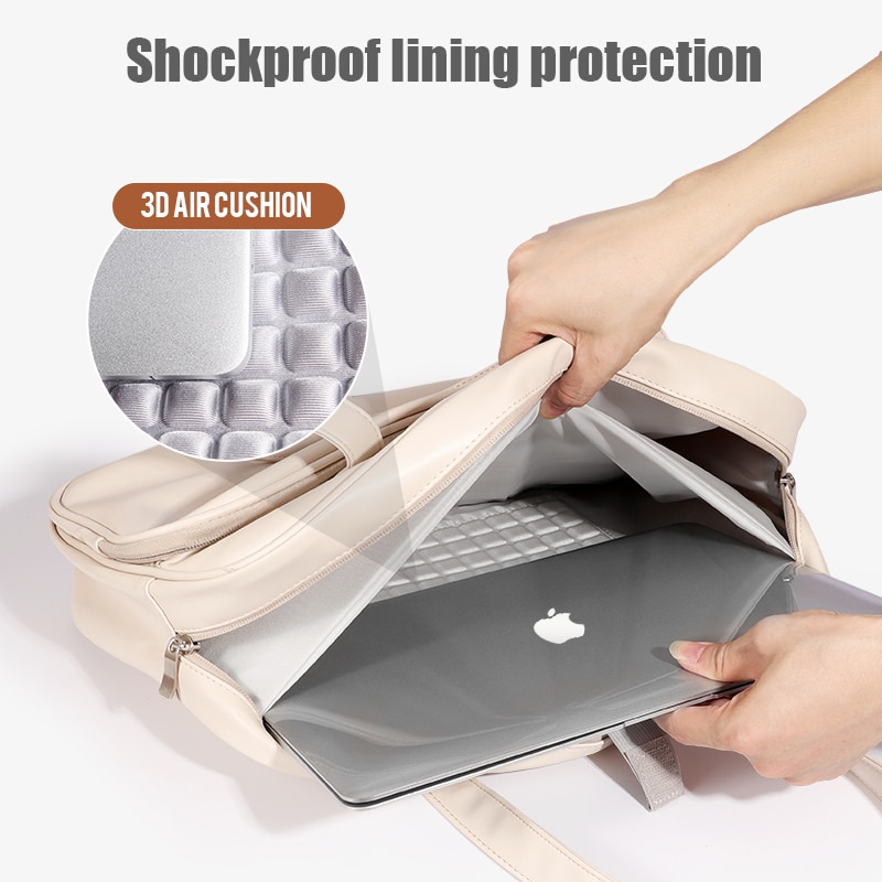 Soft PU Leather Women Laptop Bag