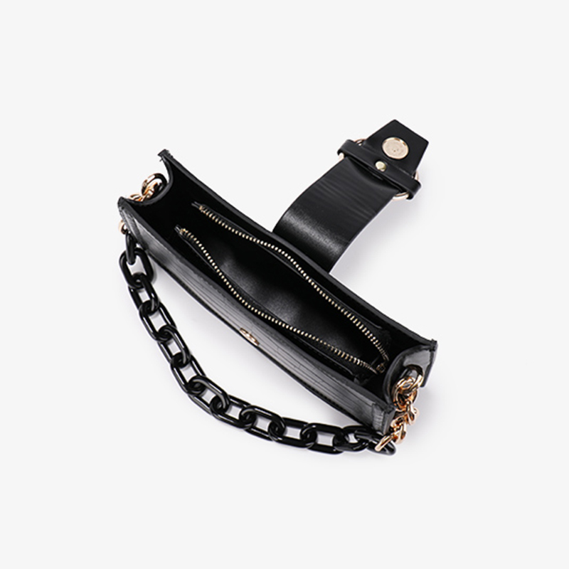 Crocodile Print Underarm Bag