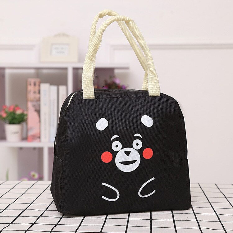Cartoon Canvas Lunch Bag