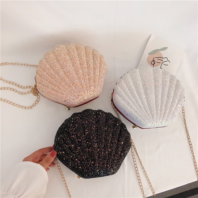 Cute Sequins Small Shell Bag