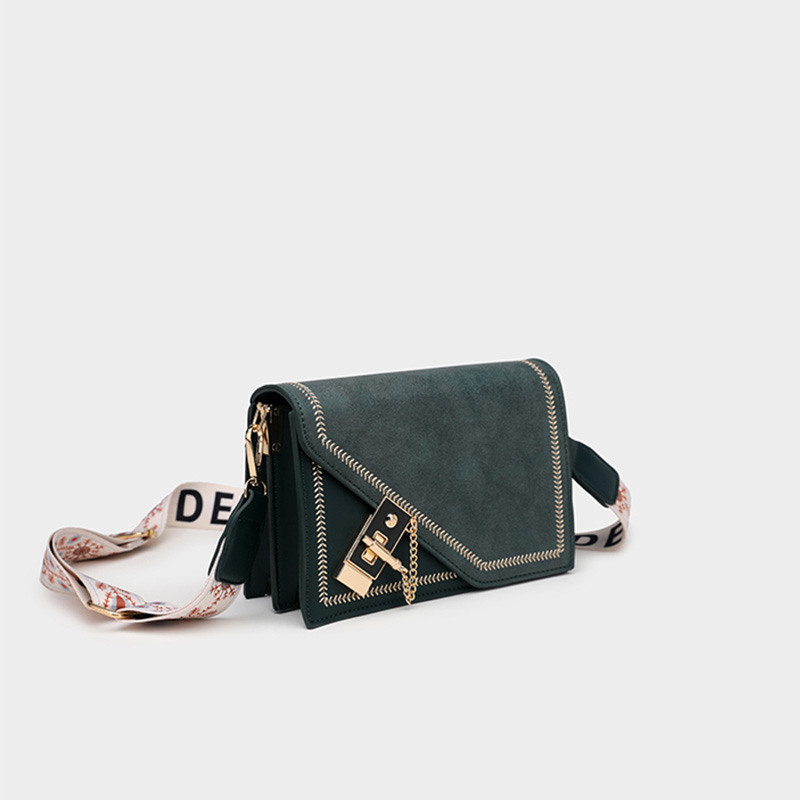 Lightweight PU Leather Messenger Bag