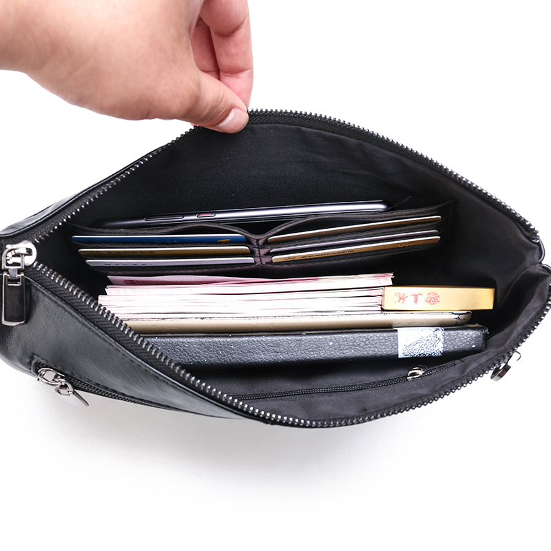 Classic Black Large Capacity Envelope Bag