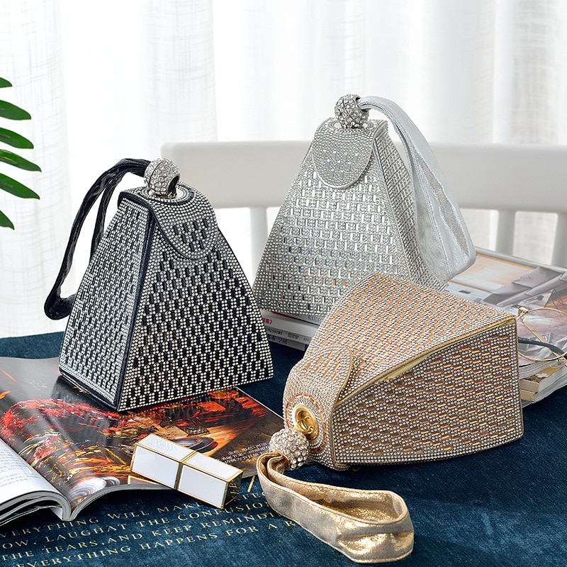 Party Clutches with Crystal Gorgeous Purse