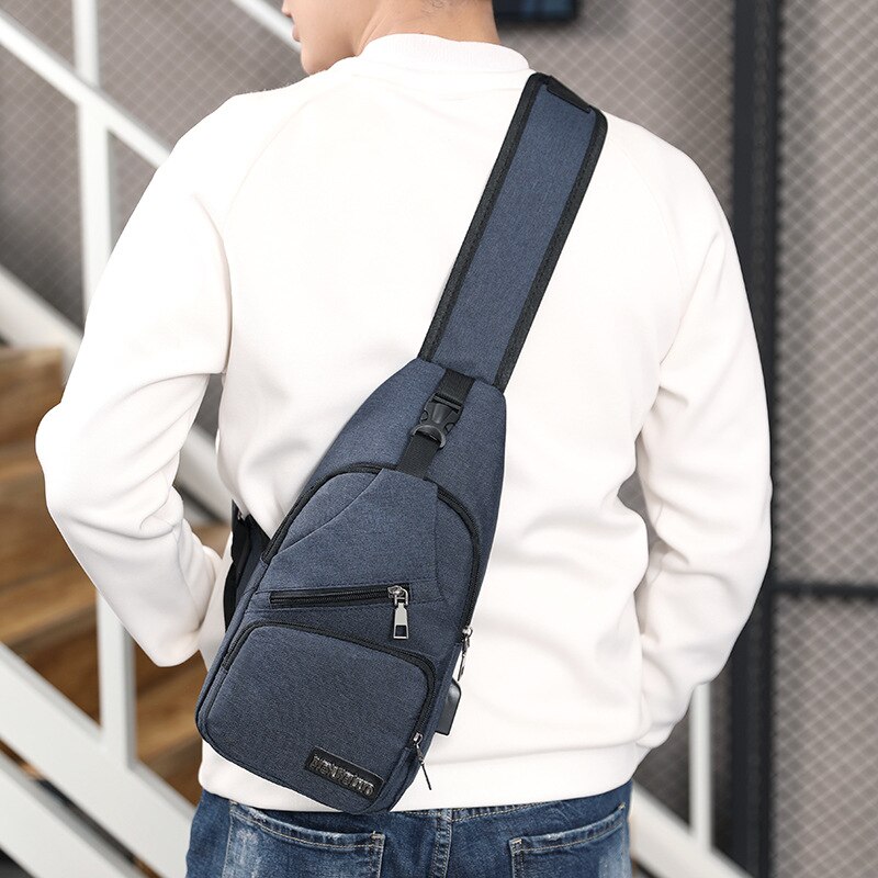 Men Anti Theft Chest Bag