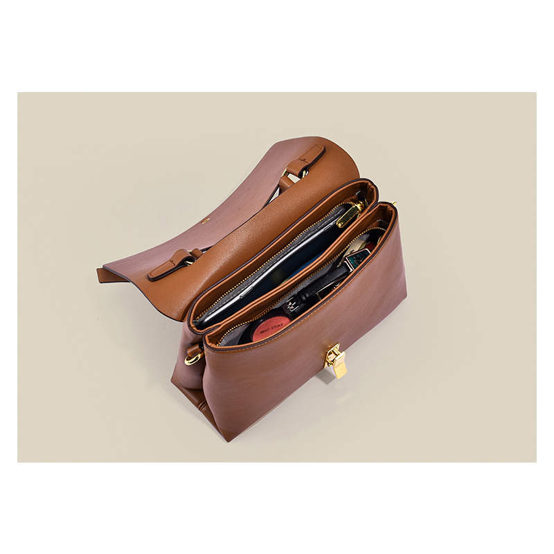 Solid Color Small PU Leather Bag