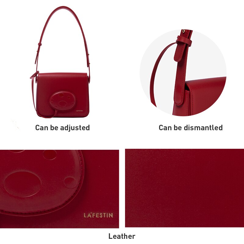 Removable Decorative Mirror Square Bag