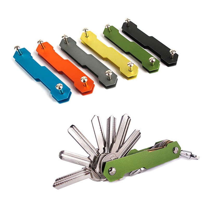 Aluminum Alloy Keychain Flexible Key Holder