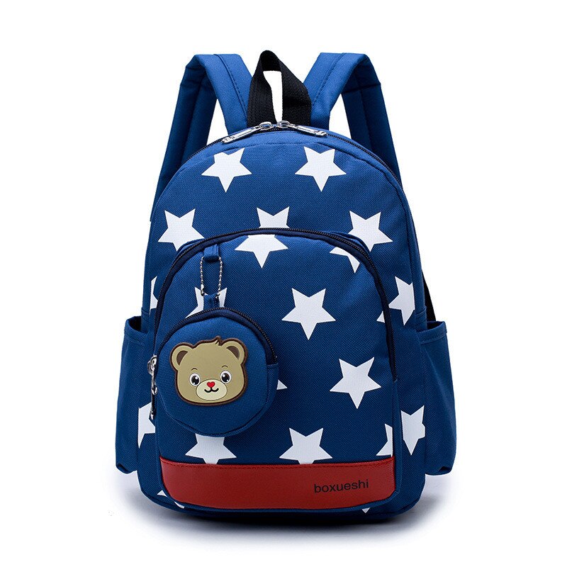 Star Print Kindergarten School Bag