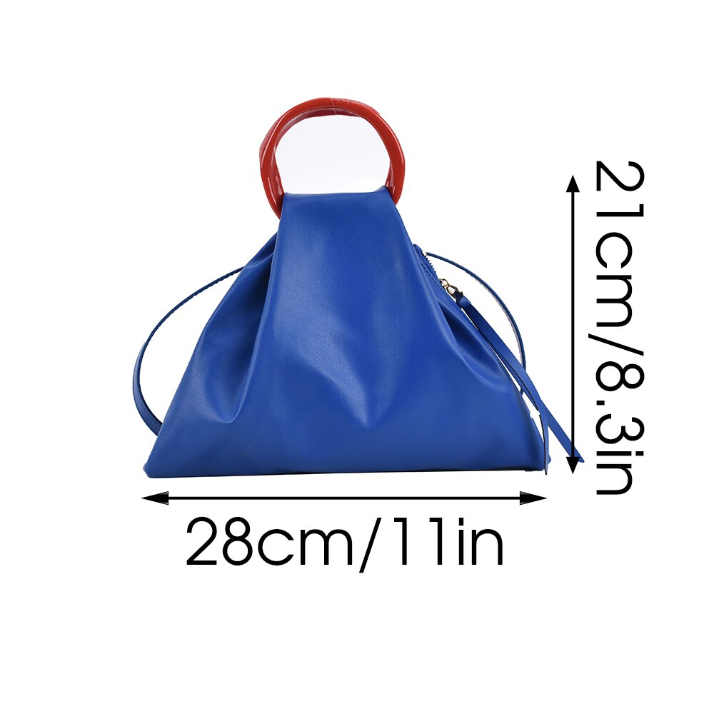 PU Leather Small Folds Crossbody Bag