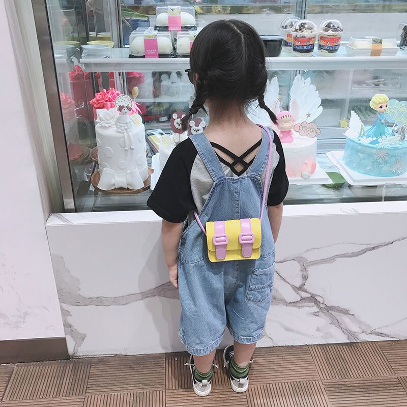 Candy Color Baby Girls Crossbody Bag