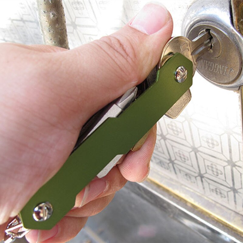 Aluminum Alloy Keychain Flexible Key Holder