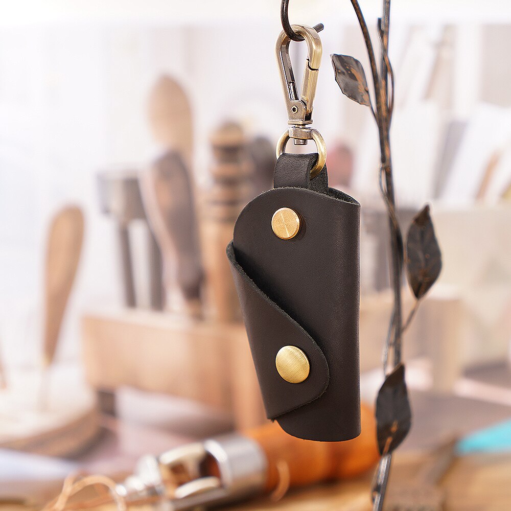 Genuine Leather Portable Mini- Key Package
