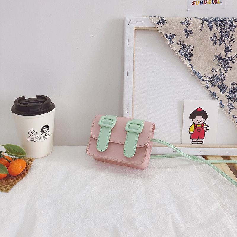 Candy Color Baby Girls Crossbody Bag