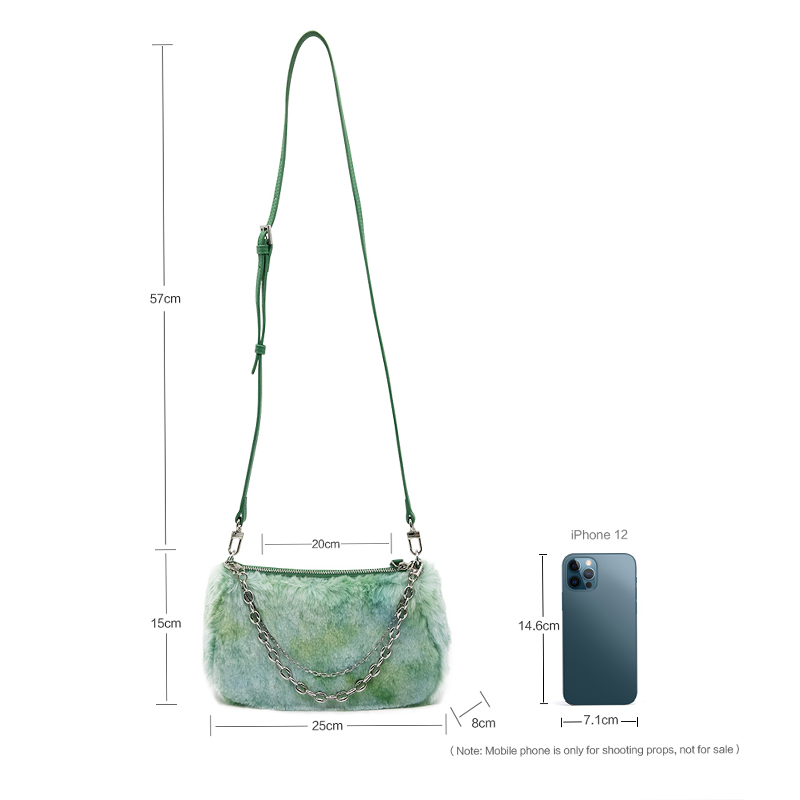 Abigail Fur Underarm Bag