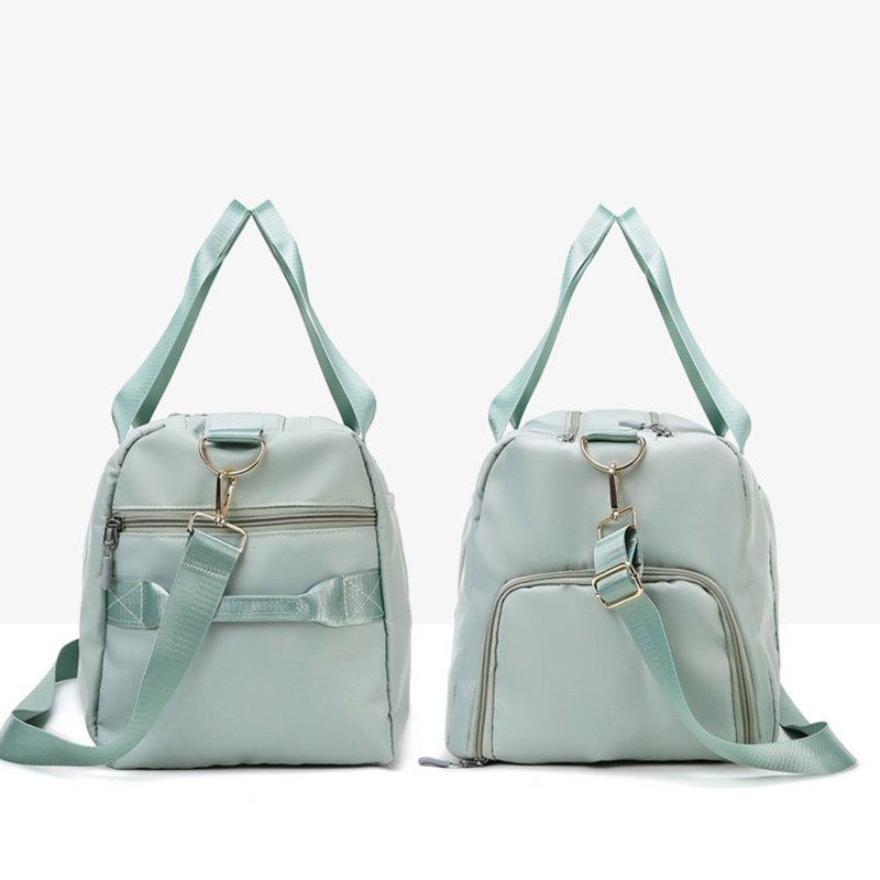 Nylon Waterproof Solid Color Travel Handbag