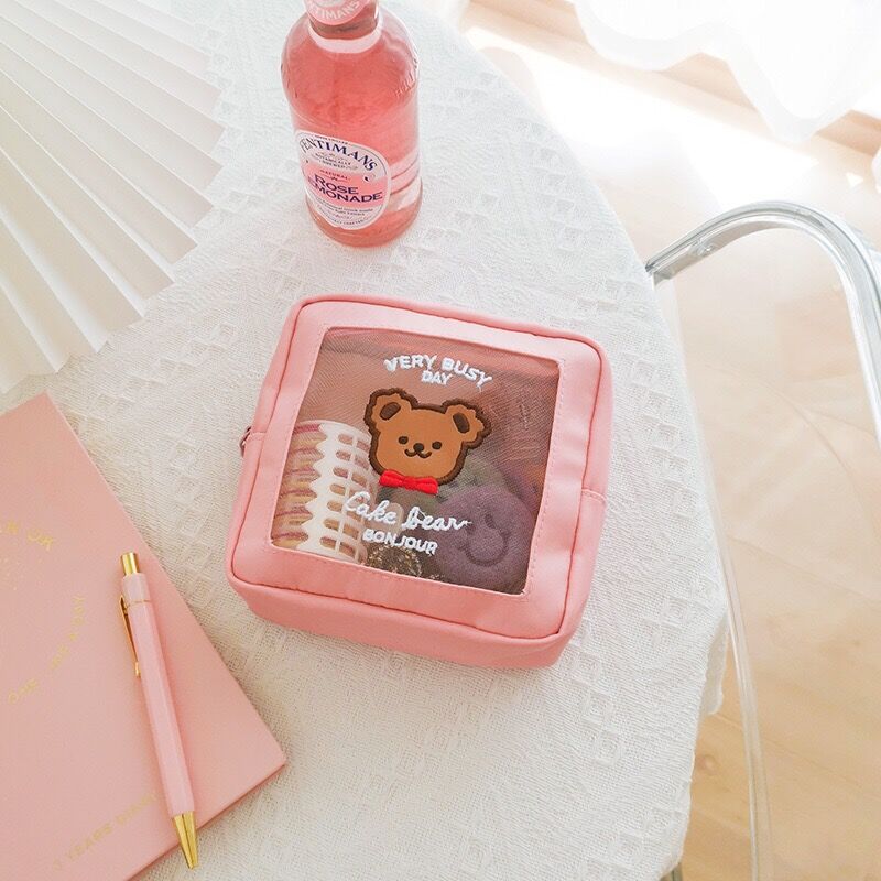 Cases Cute Girls Kawaii Makeup Bag