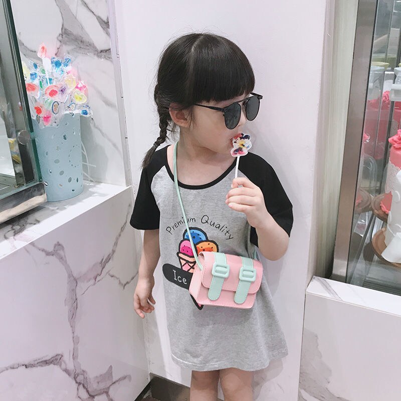 Candy Color Baby Girls Crossbody Bag