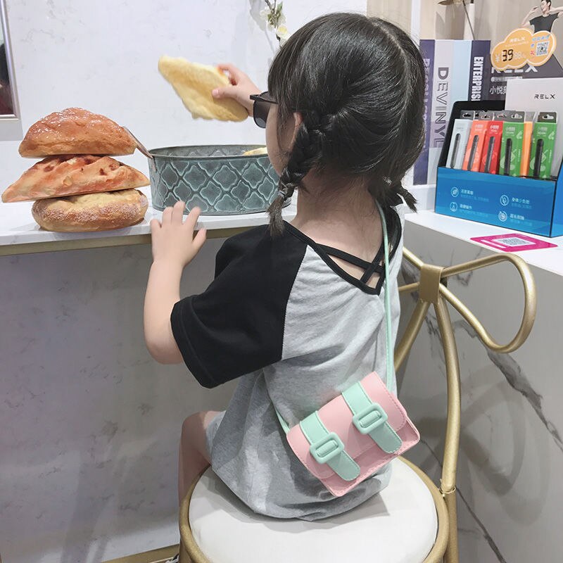 Candy Color Baby Girls Crossbody Bag