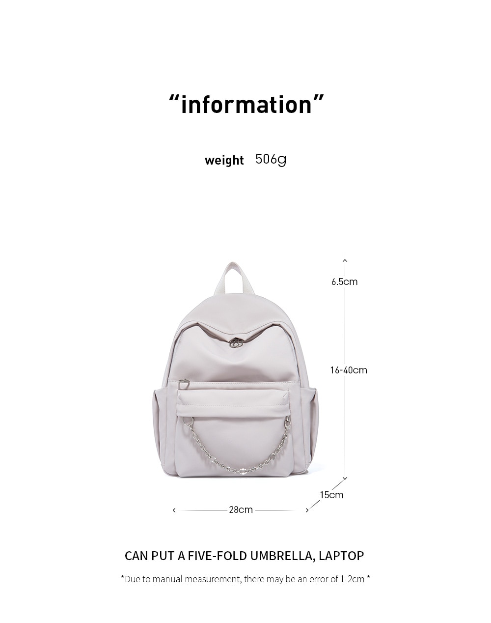 Simple Girl School Bag