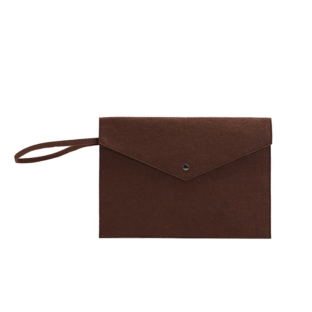 Envelop Bag Felt Solid Color Party Evening Bag