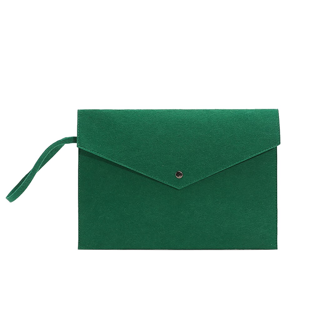Envelop Bag Felt Solid Color Party Evening Bag