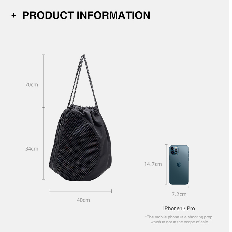 Nylon Waterproof Fisherman Net Draw Backpack