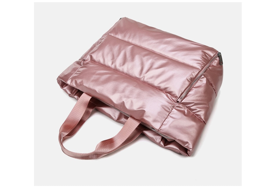 Fluffy Padded Woman Handbag