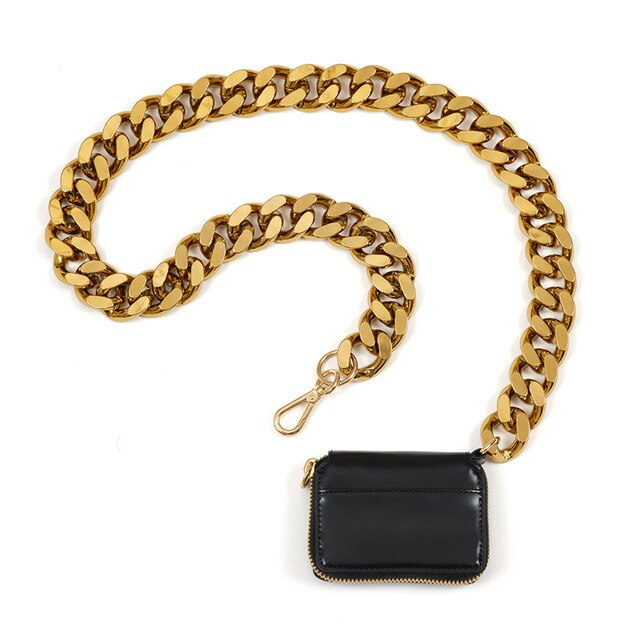 Thick Chain Strap Shoulder Bag