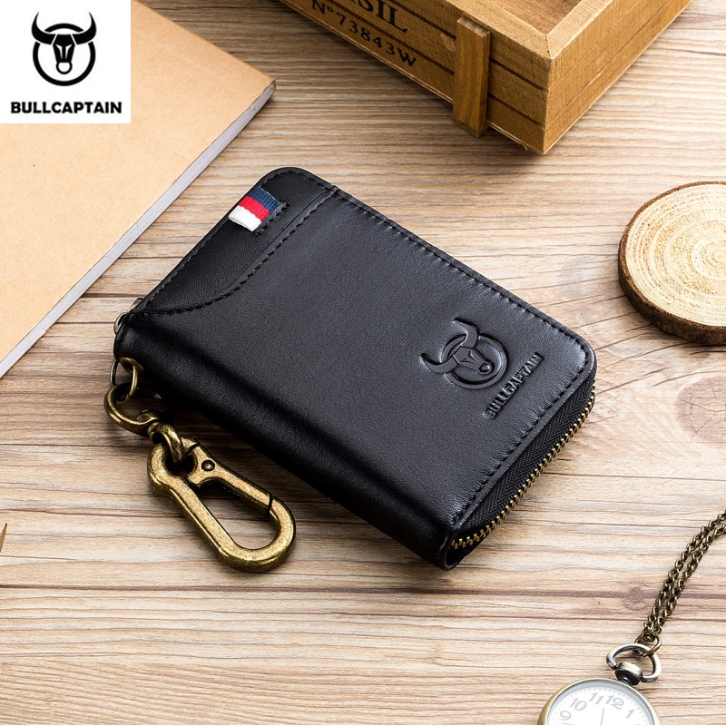 Genuine Leather Men's Key Bag