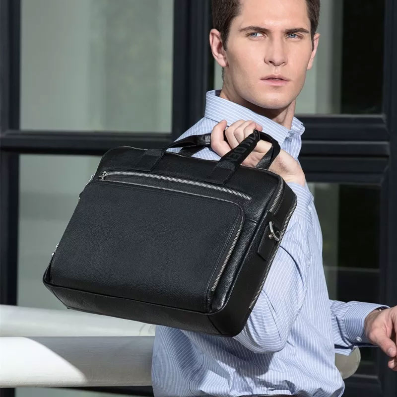 Men Bag Genuine Leather Briefcases