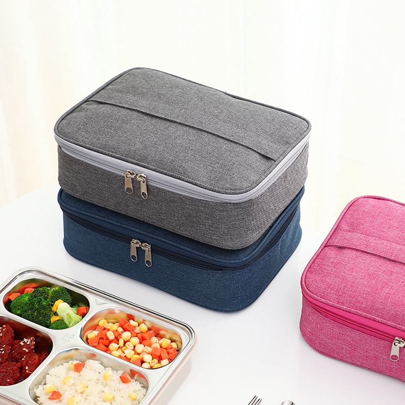Square Portable Lunch Bag