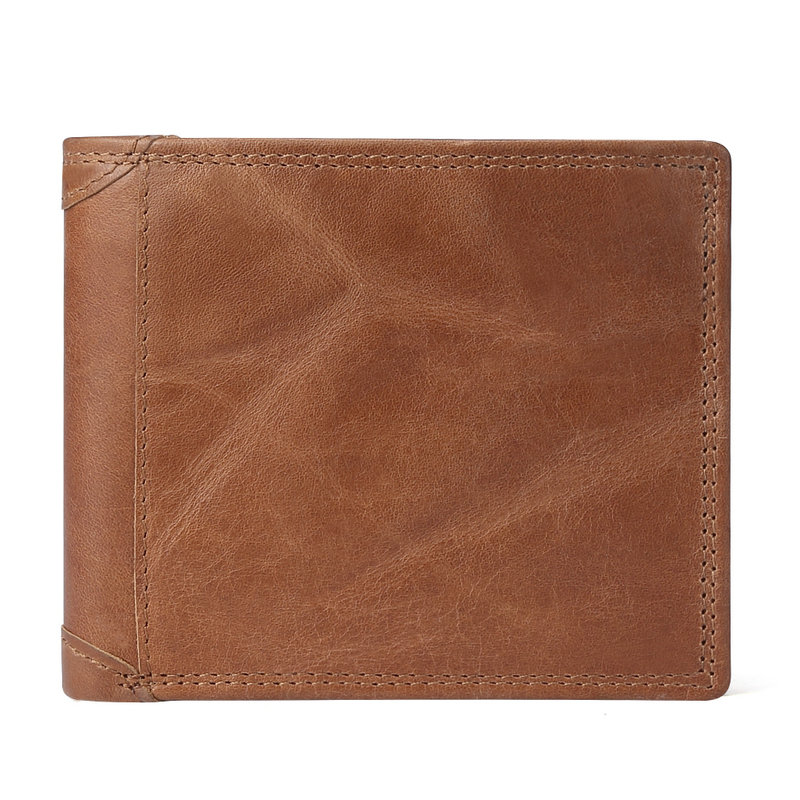 Brown Genuine Leather Men Wallet