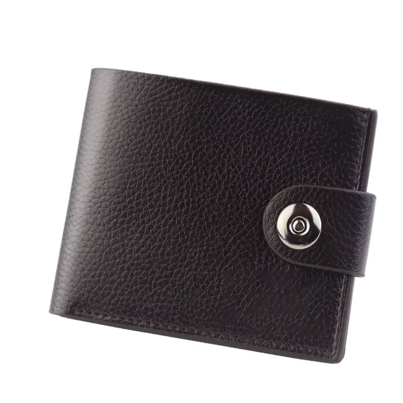 Fashion Men Solid Long Wallet