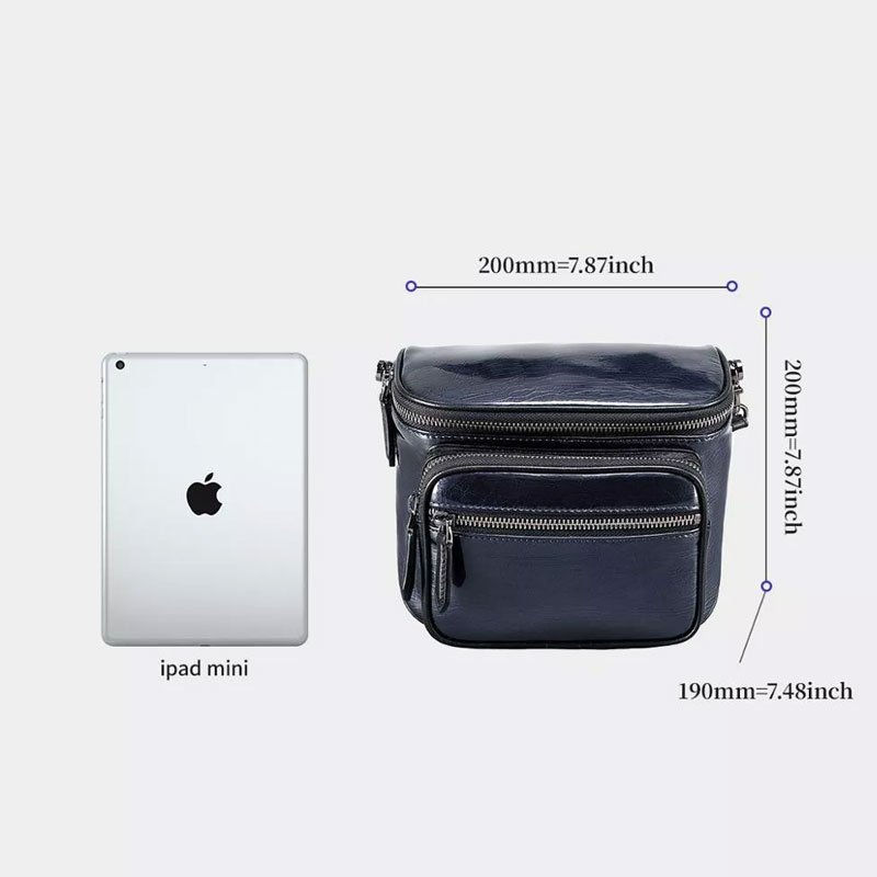 Top Layer Leather Men Bag