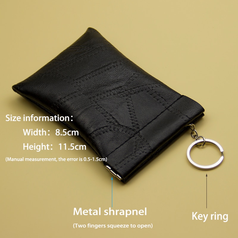 Leather Long Pocket Key Wallet