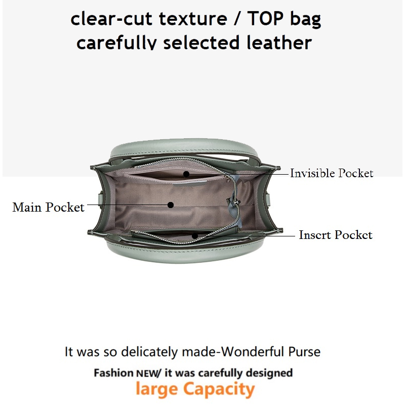 Genuine Leather Handbag