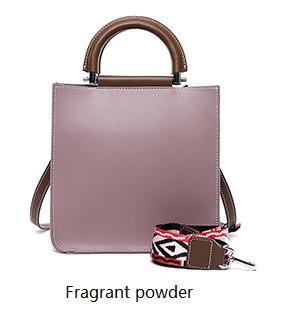 Split Leather Small Square Bag